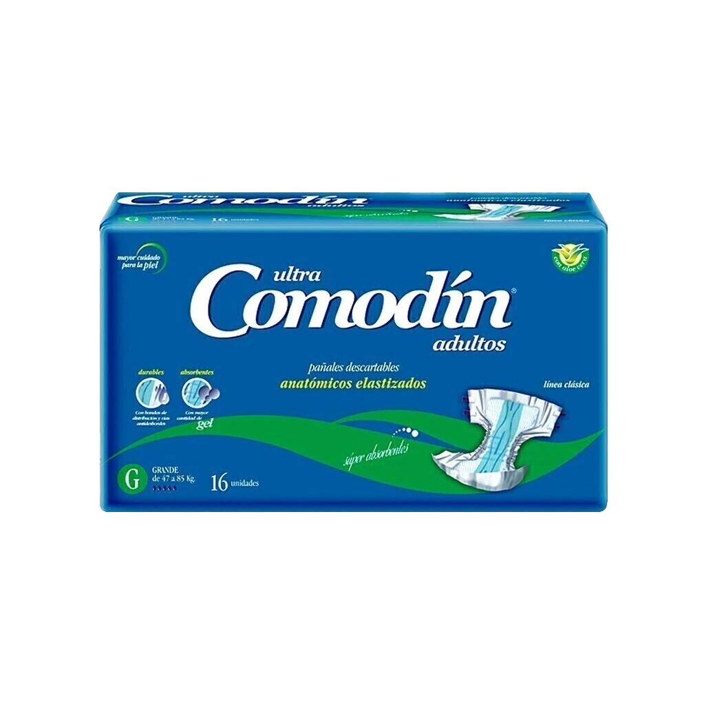Pañal Comodín Anatómico Grande x16