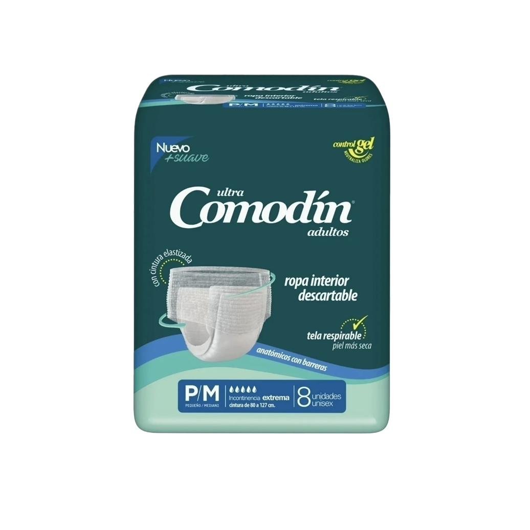 Comodín Ropa Interior Descartable P/M x8